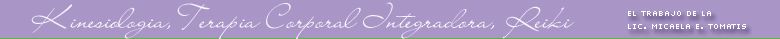kinesiologia, reiki, terapia corporal integradora, masaje bionergetico, stress